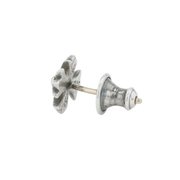 クロムハーツ CHクロススタッド CH CROSS STUD シルバーピアス 中古