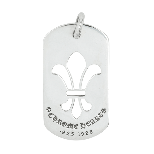 ラージフレア ドッグタグ LG FLUER DOG TAG 【シルバーネックレストップ ペンダント】
