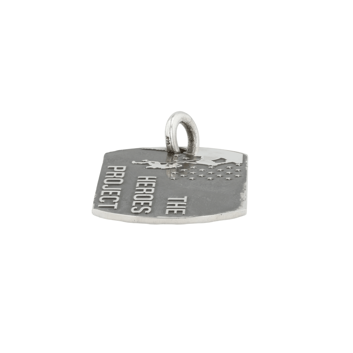ラージ ドッグタグ ヒーローズプロジェクト LG DOG TAG HEROES PROJECT 【シルバーネックレストップ ペンダント】