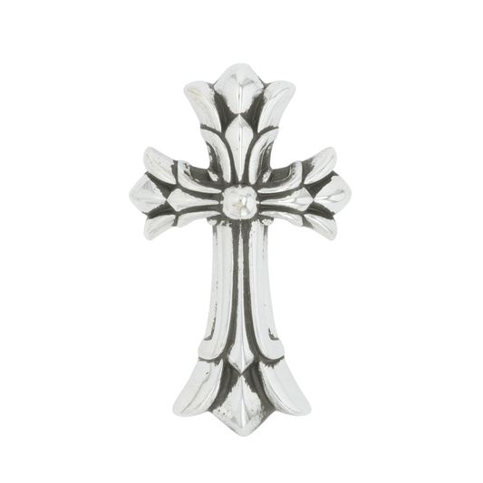 ダブルCHクロス スモール SML DOUBLE CH CROSS 【シルバーネックレストップ ペンダント】