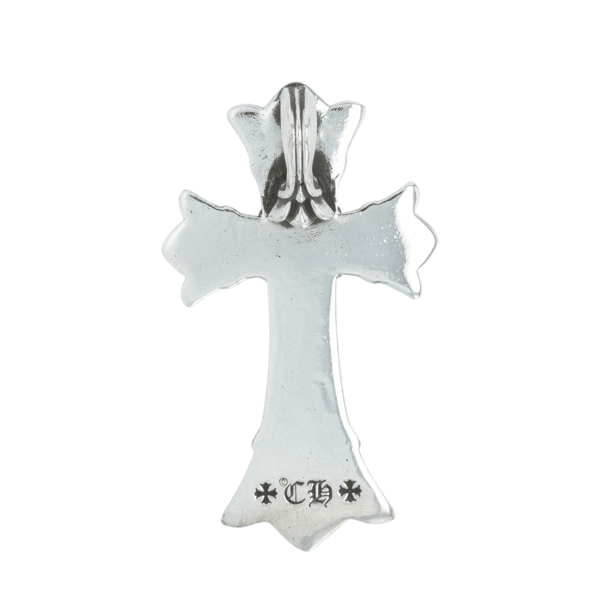 ダブルCHクロス スモール SML DOUBLE CH CROSS 【シルバーネックレストップ ペンダント】