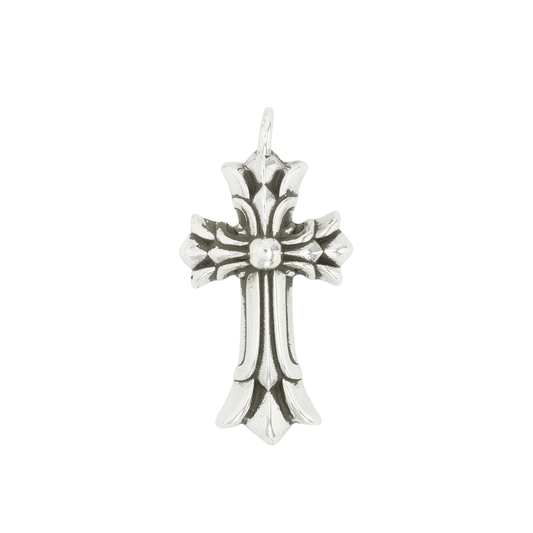 ダブルCHクロス DOUBLE CH CROSS 【シルバーネックレストップ チャーム】