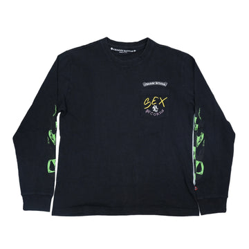 PPO SEXRCD STAY FAST LS MATTY BOYSexRecordsプリント長袖カットソー SIZE:L