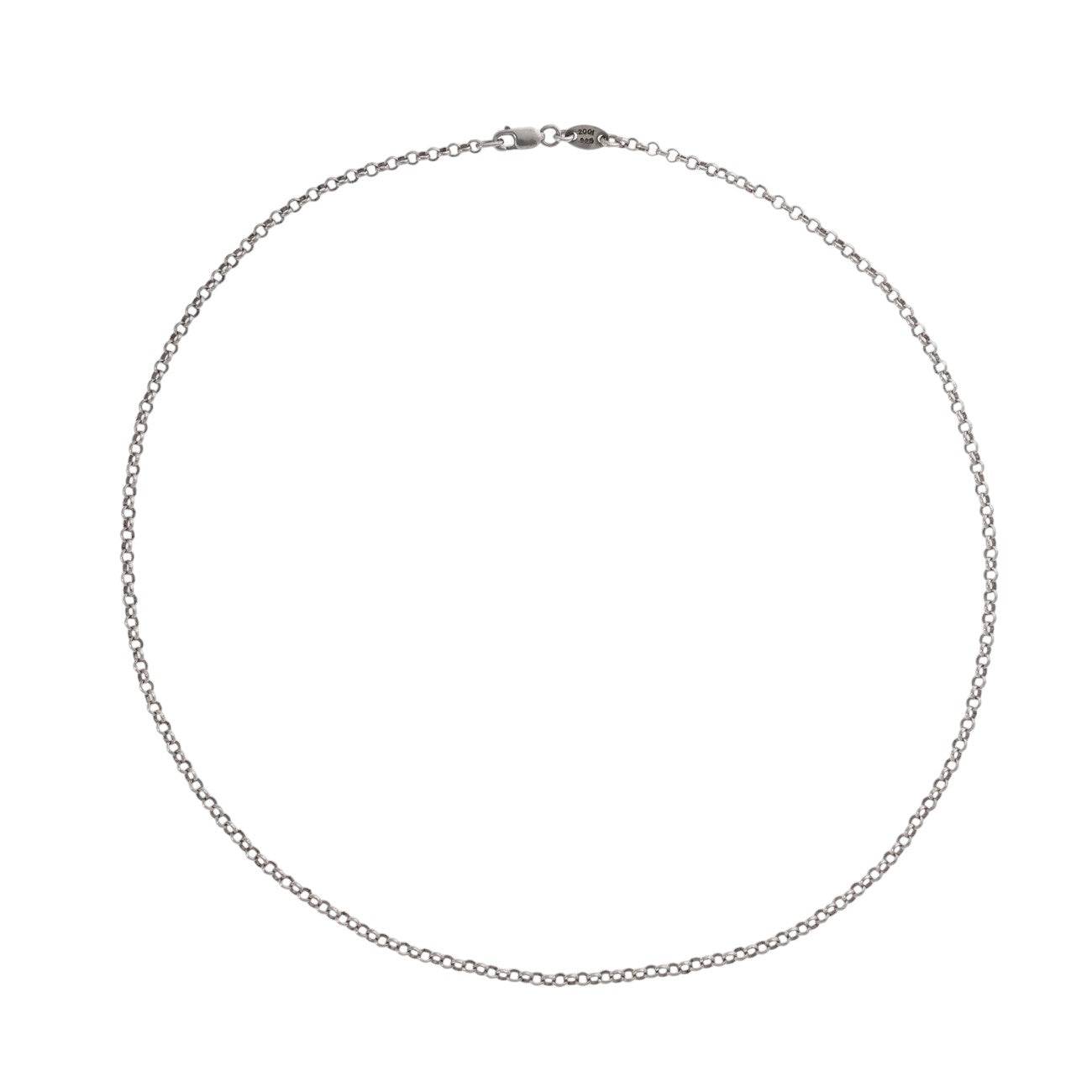 ロールチェーン 16インチ R16 NECK CHAIN 【シルバーネックレス チェーン】
