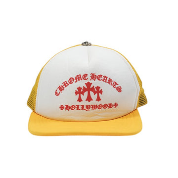 TRUCKER CAP トラッカーキャップ セメタリクロスプリントトラッカーメッシュキャップ帽子