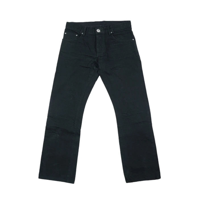 DNM PANTS CRS BTN INDIGO デニムパンツ クロスボタンフライウォッシュドデニムパンツ 30