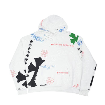 STENCIL HOODIE ステンシルプリントプルオーバーパーカー XS　若干シミ有り