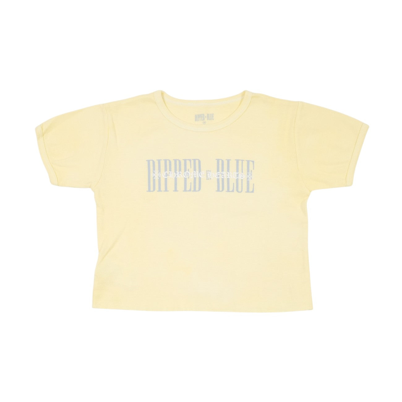 DIPPED IN BlUEプリント 【Tシャツ】【イエロー】 SIZE:M