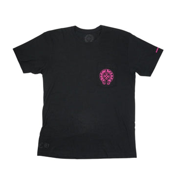 ホースシューバックプリント 【Tシャツ】【ブラック】 SIZE:L