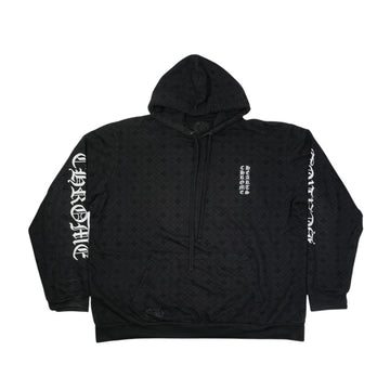 ホースシュー袖プリント 【パーカー】【ブラック】 SIZE:XL