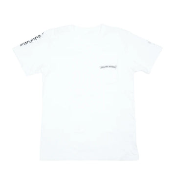 クロムハーツ 中古 バックセメタリープリント Tシャツ Mサイズ ホワイト