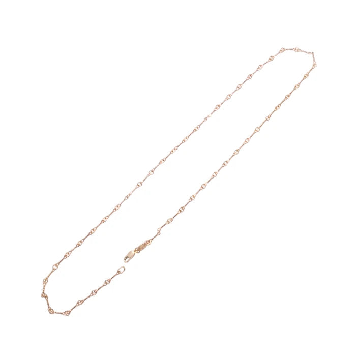 クロムハーツ 中古 22K ツイストチェーン 18インチ ネックレスチェーン