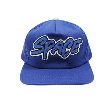 TRUCKER CAP トラッカーキャップ SPACEレザーパッチクロスボール付メッシュ帽子