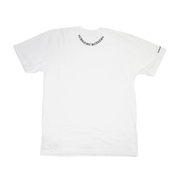 ネックロゴ英字袖プリント 【カットソー】【ブラック×ホワイト】【新品】SIZE:L