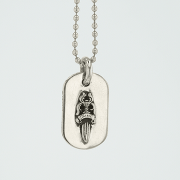 レイズドダガー ドッグタグ RAISED DAGGER DOGTAG 【シルバーネックレストップ ペンダント】