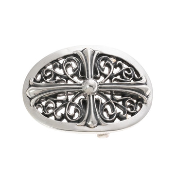 クラシックオーバルクロスバックル BUCKLE CLASSIC OVAL CROSS 1.5 【シルバーバックル ベルト】