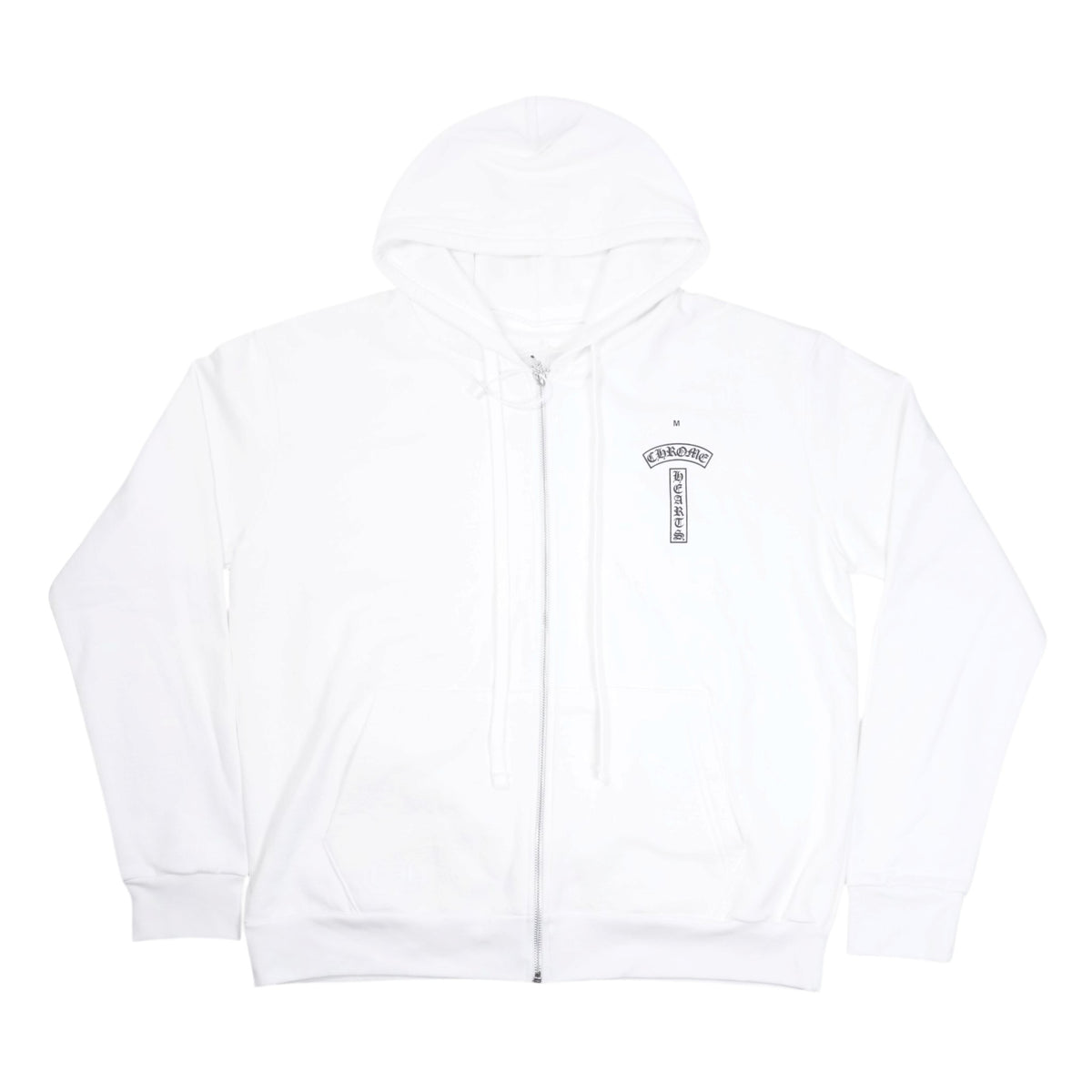 Tバー/アーチロゴバックプリント 【ジップパーカー】【ホワイト】【新品】SIZE: M