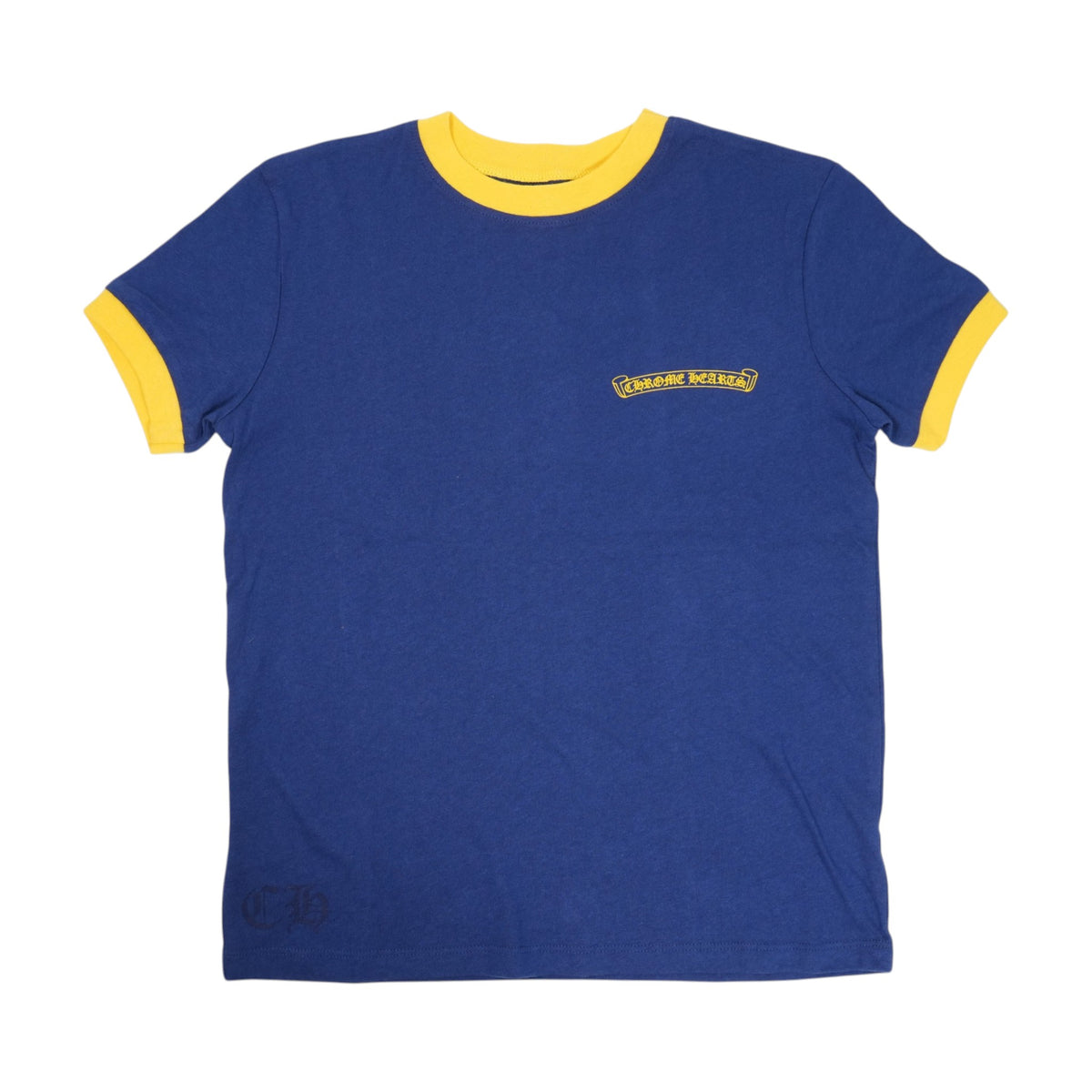 ホースシューバックプリント ROLLER SKATE 【Tシャツ】【ネイビー×イエロー】【新品】 SIZE:S
