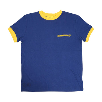 ホースシューバックプリント ROLLER SKATE 【Tシャツ】【ネイビー×イエロー】【新品】 SIZE:S