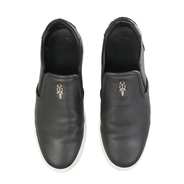 SLIP ON CHプラスレザーパッチダガー付レザースリッポン 42