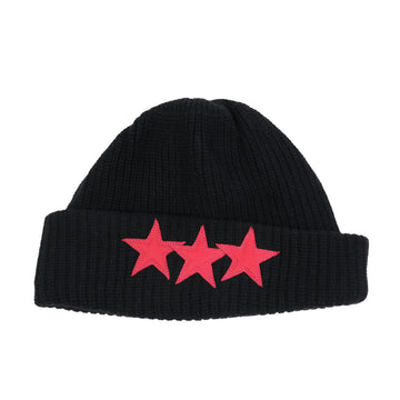 スターパッチ 【カシミヤニット帽/ビーニー】【ブラック】 SIZE:ONE