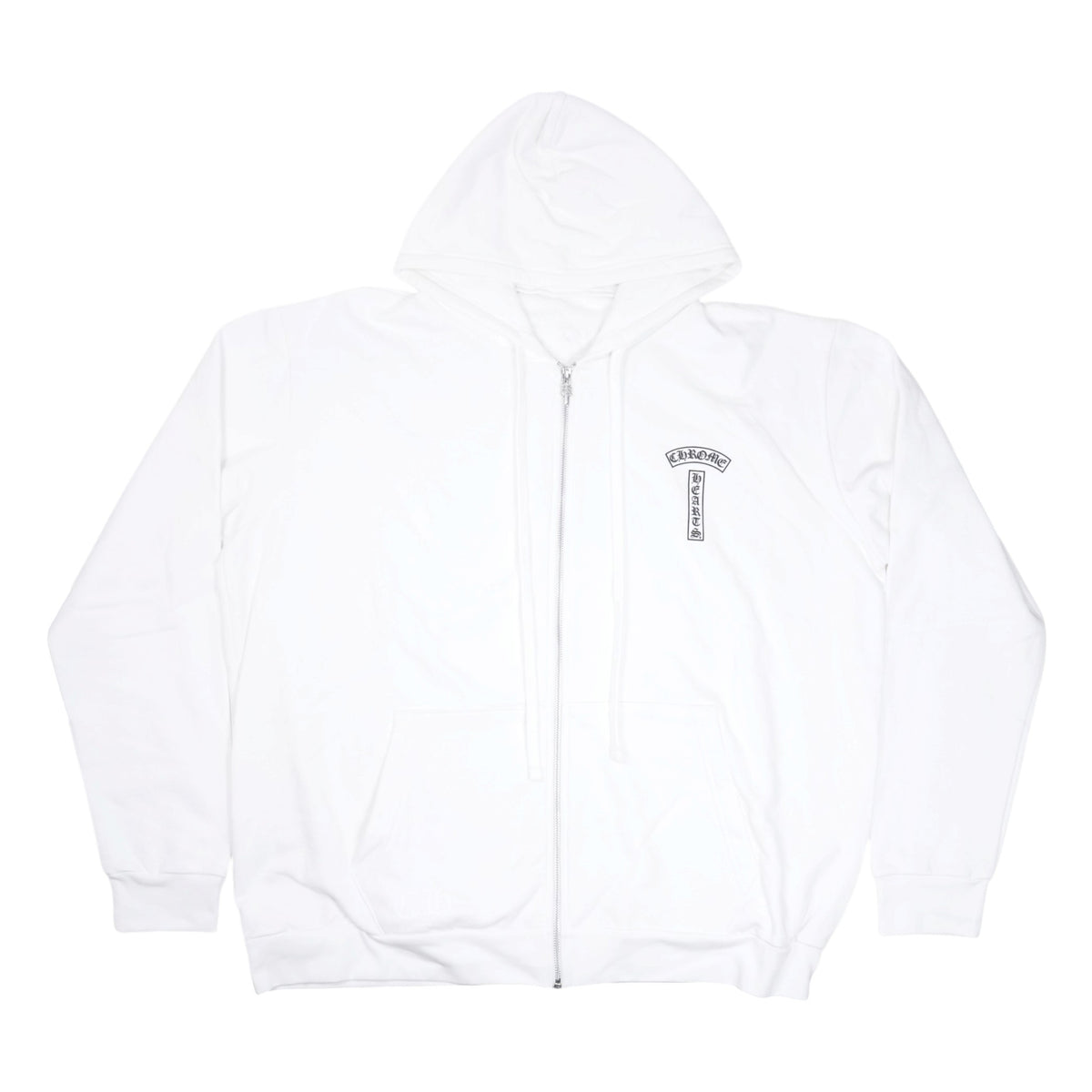 Tバー/アーチロゴバックプリント 【ジップパーカー】【ホワイト】【新品】SIZE:XL