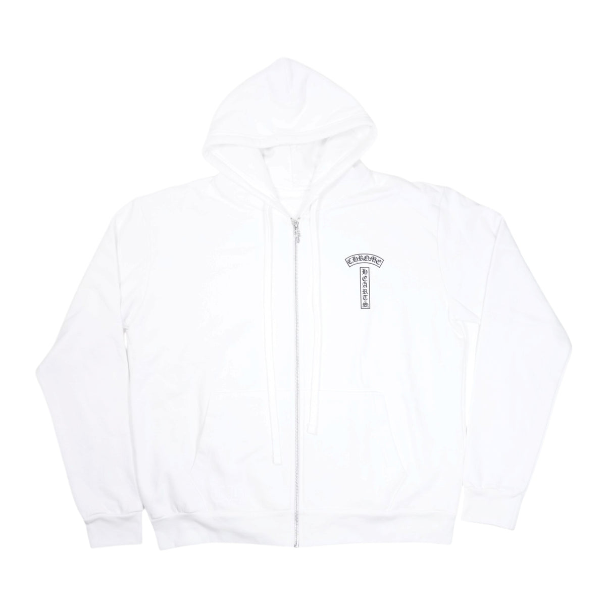 Tバー/アーチロゴバックプリント 【ジップパーカー】【ホワイト】【新品】 SIZE:S