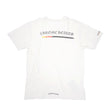 ロゴバックプリント 【Tシャツ】【ホワイト】 SIZE:L ※使用感あり