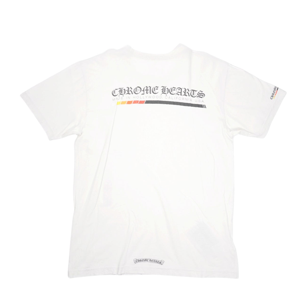 ロゴバックプリント 【Tシャツ】【ホワイト】 SIZE:L ※使用感あり