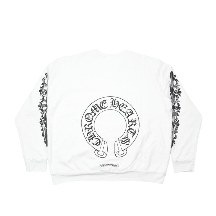 SWTSHRT HD PLVR 袖フローラルバックホースシュープリントスウェット M