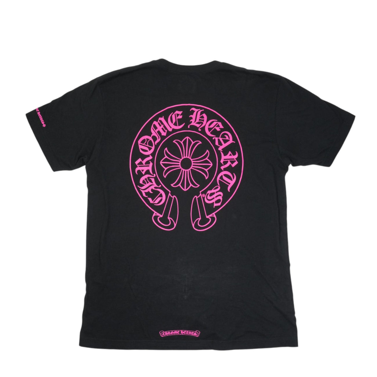 ホースシューバックプリント 【Tシャツ】【ブラック】 SIZE:L
