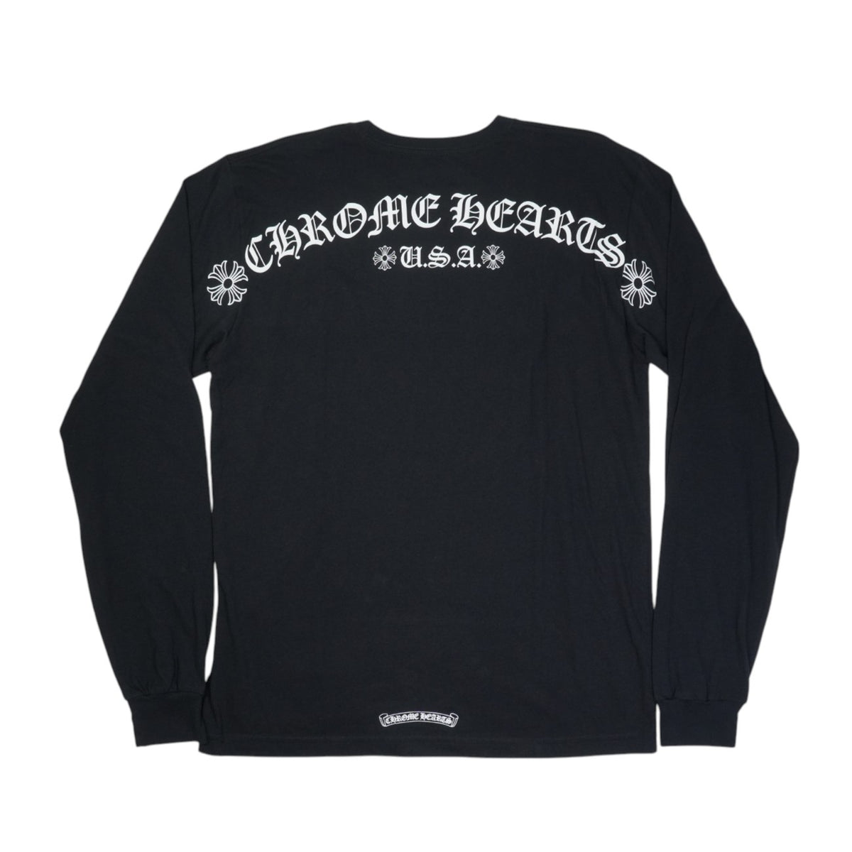 英字バックプリント 【カットソー】【ブラック】【新品】 SIZE:L