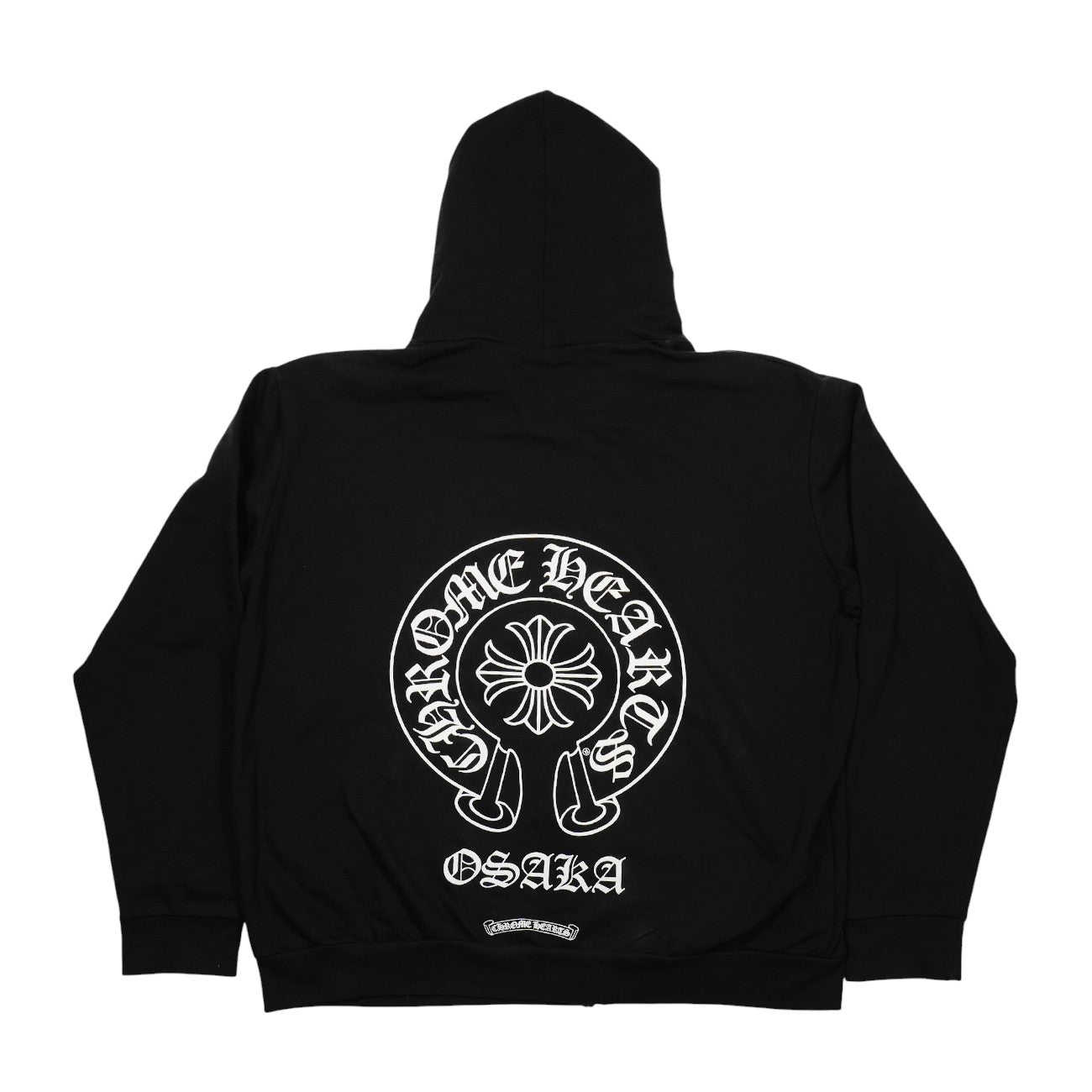 大阪限定ホースシュープリント 【ジップパーカー】【ブラック】 SIZE:XL