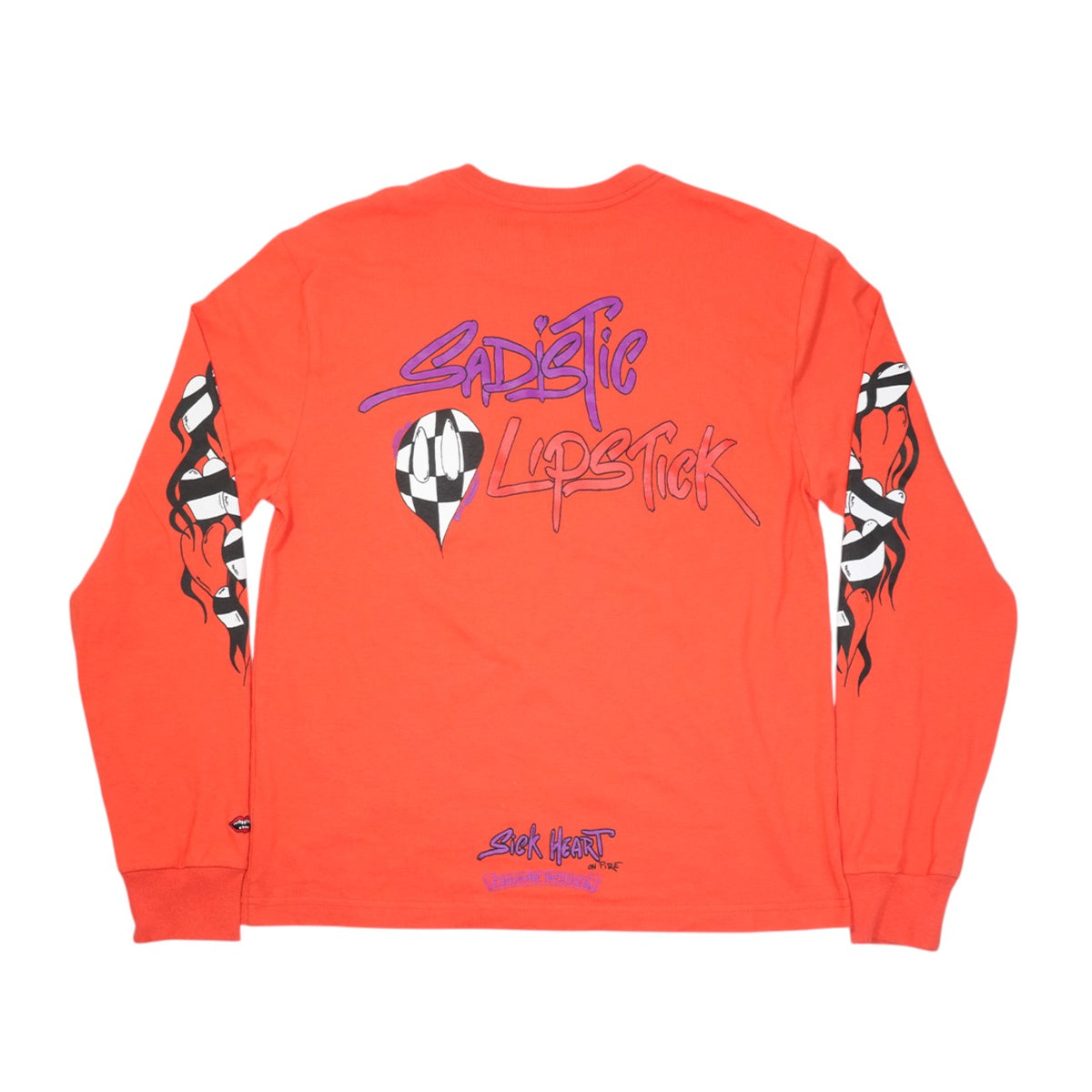PPO SPARK THE HEARTプリント 【カットソー】【レッド】 SIZE:M