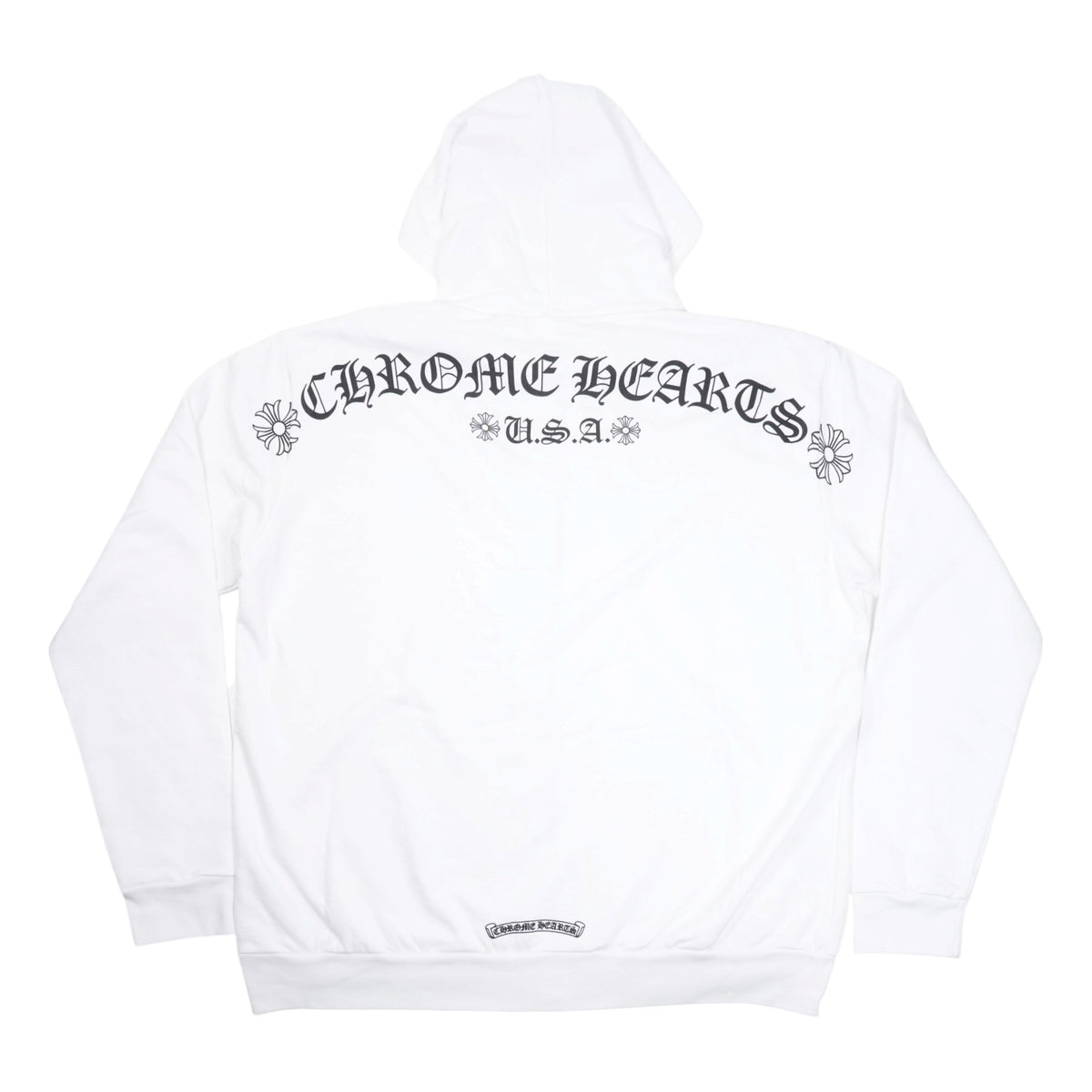 Tバー/アーチロゴバックプリント 【ジップパーカー】【ホワイト】【新品】 SIZE: L