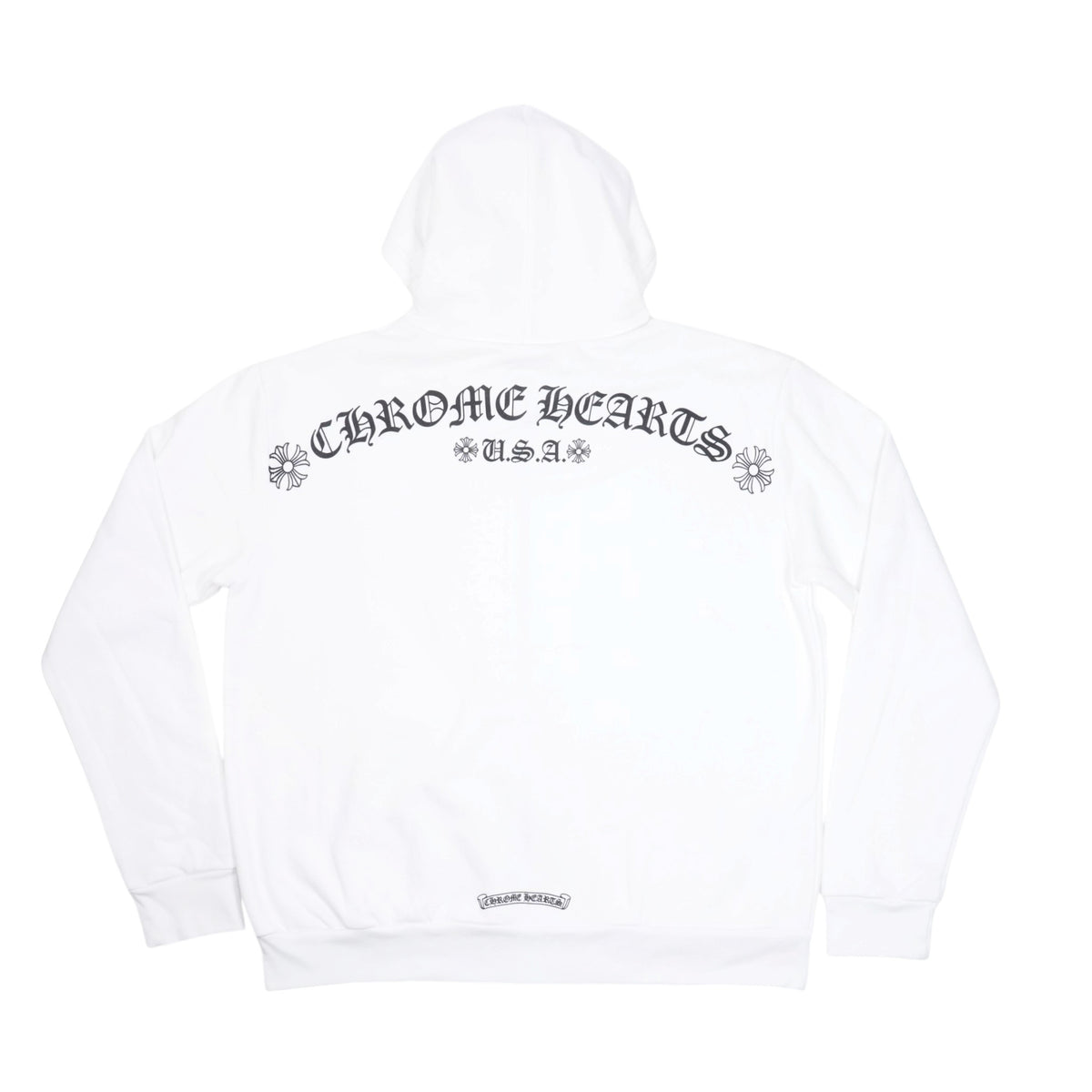 Tバー/アーチロゴバックプリント 【ジップパーカー】【ホワイト】【新品】SIZE: M