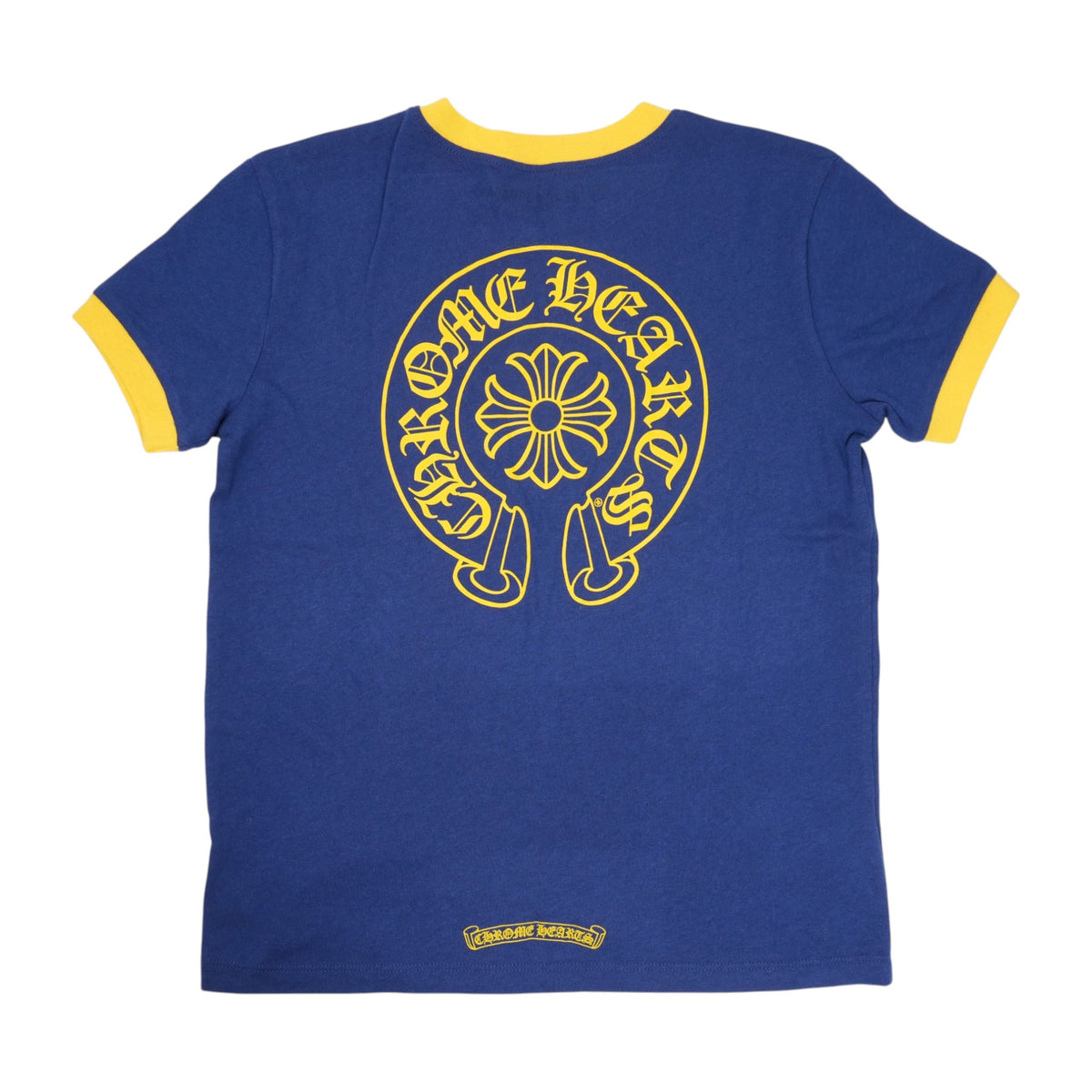 ホースシューバックプリント ROLLER SKATE 【Tシャツ】【ネイビー×イエロー】【新品】 SIZE:S