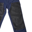 ナイロン/レザー切替カーペンター NYRON CARPENTER クロスボールボタン【ロングパンツ】【ブラック×ネイビー】SIZE:29