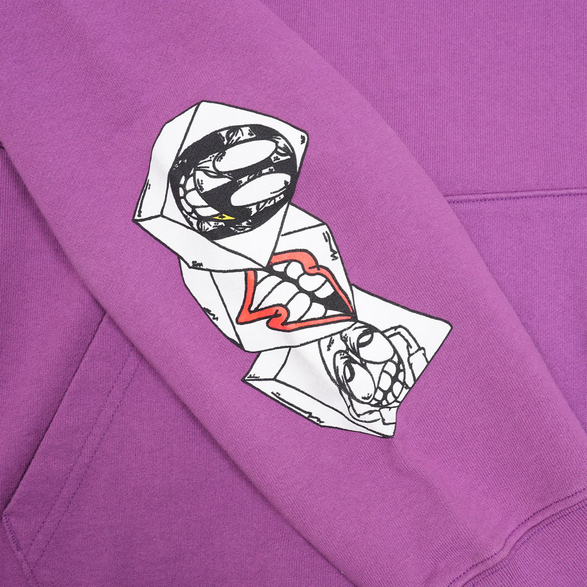 PPO I WANT MORE NOT LESSプリント 【パーカー】【パープル】【新品】 SIZE:L