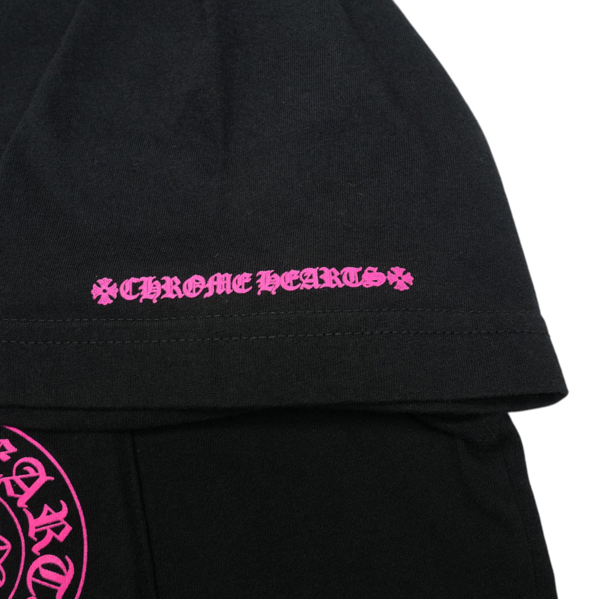 ホースシューバックプリント 【Tシャツ】【ブラック】 SIZE:L