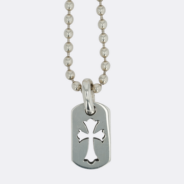 タイニーカットアウトクロス ドッグタグ TINY CO CROSS DOG TAG 【シルバーネックレストップ チャーム】