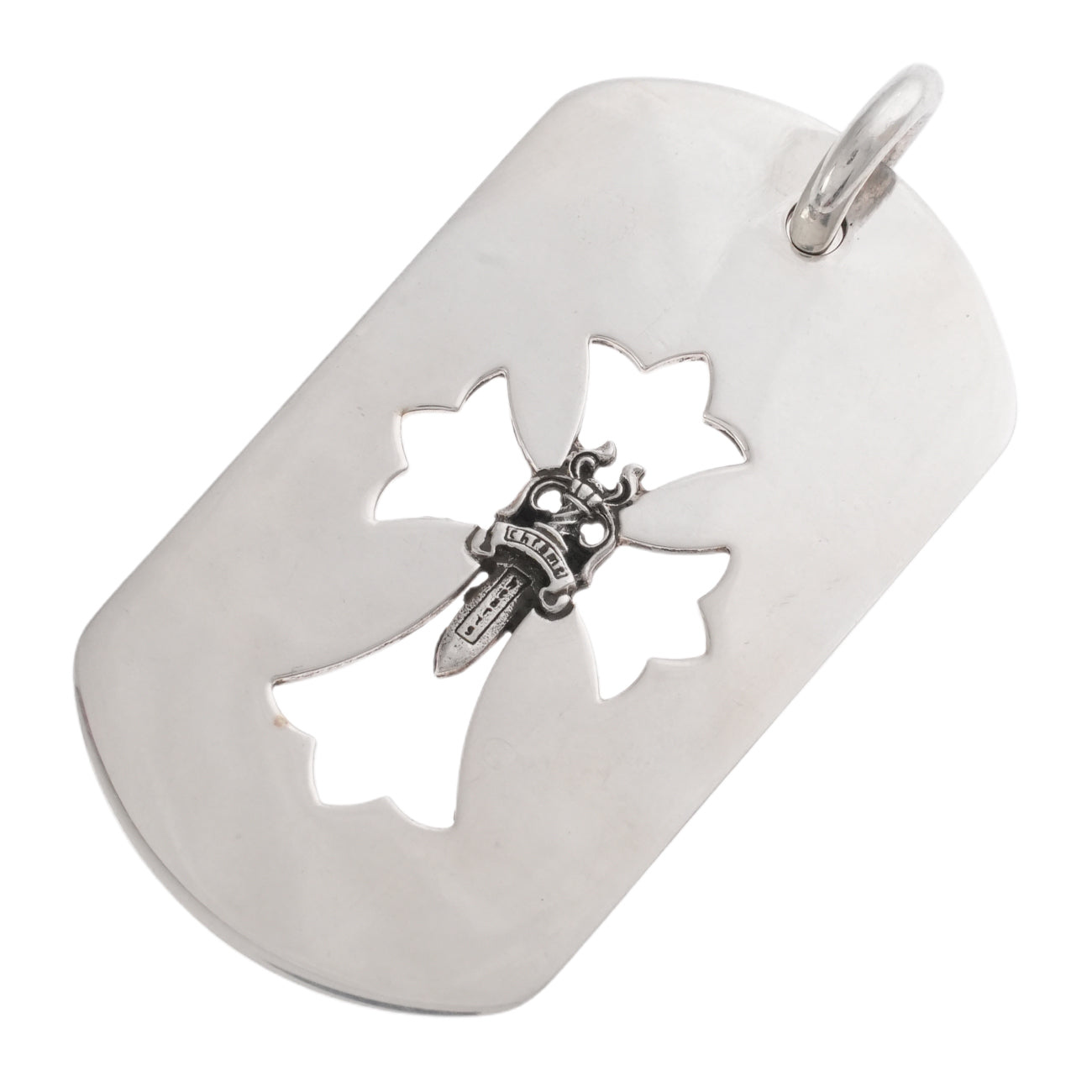ラージカットアウトクロスダガー ドッグタグ LG CO CROSS DAGGER DOG TAG 【シルバーネックレストップ ペンダント】