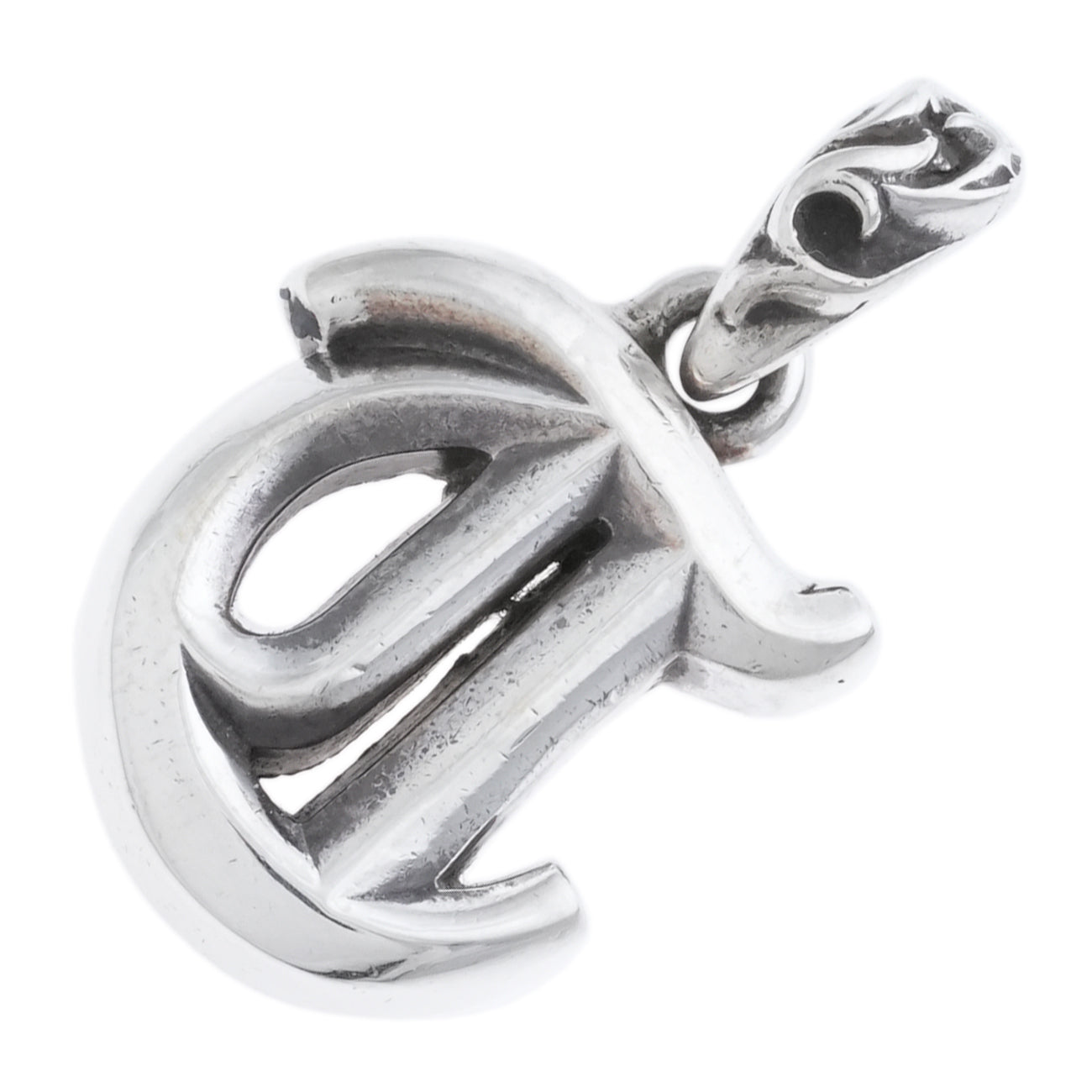 イニシャルチャーム 【T】ALPHABET CHARM 【シルバーネックレストップ チャーム】