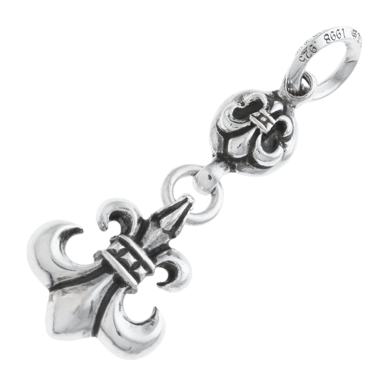 Chrome Heartsシルバー フルール・ド・リス ネックレス Chrome Hearts フルール・ド・リス ネックレス - メルカリ