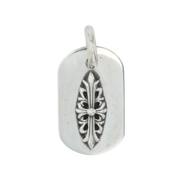 レイズドフローラルクロス ドッグタグ RAISED FLORAL CROSS DOGTAG 【シルバーネックレストップ ペンダント】