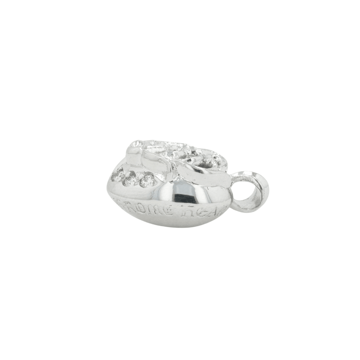 18K ハート PAVE DIA HEART 【ホワイトゴールドネックレストップ ペンダント パヴェ ダイヤモンド】