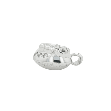 18K ハート PAVE DIA HEART 【ホワイトゴールドネックレストップ ペンダント パヴェ ダイヤモンド】