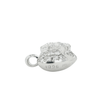 18K ハート PAVE DIA HEART 【ホワイトゴールドネックレストップ ペンダント パヴェ ダイヤモンド】