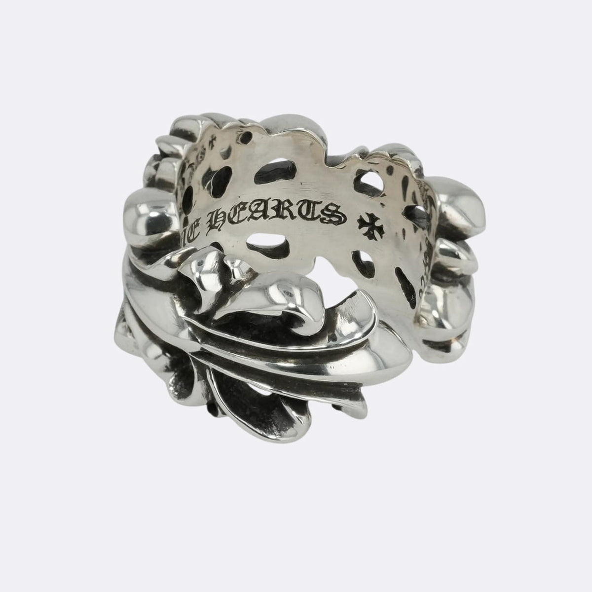 ダブルフローラルクロス DOUBLE FLORAL CROSS【シルバーリング】 14号