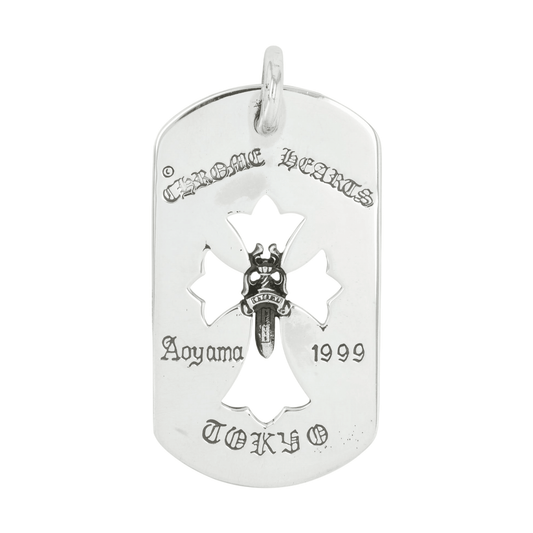 ラージカットアウトクロスダガー ドッグタグ 青山オープン記念限定 CO CROSS DAGGER DOG TAG【シルバーネックレストップ ペンダント】